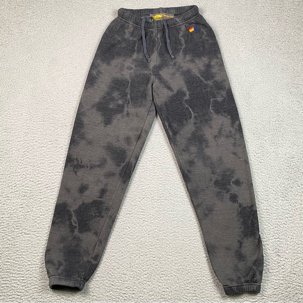 Aviator Nation Women's Size S Gray Jogger Sweatpants Small Made In USA